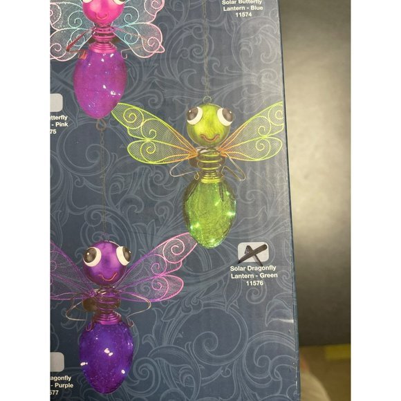 Butterfly & Dragonfly Lantern solar light - Picture 1 of 4